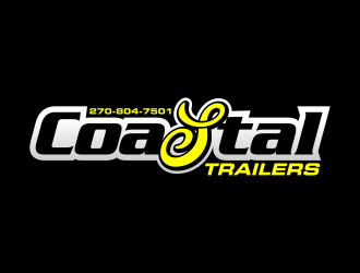 Coastal Trailers  logo design by ekitessar