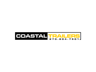 Coastal Trailers  logo design by savana