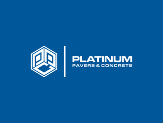 Platinum Pavers & Concrete logo design by menanagan