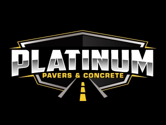 Platinum Pavers & Concrete logo design by AamirKhan