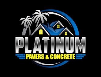 Platinum Pavers & Concrete logo design by daywalker