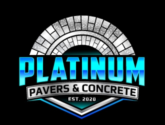 Platinum Pavers & Concrete logo design by Suvendu