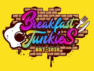 Breakfast Junkies logo design by DreamLogoDesign