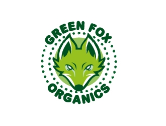 Green Fox Organics logo design by Aslam
