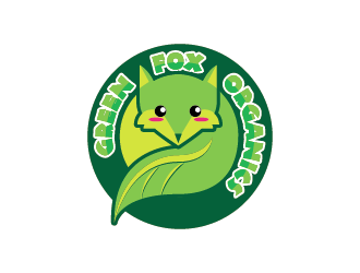Green Fox Organics logo design by one9