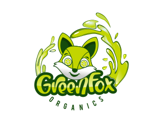 Green Fox Organics logo design by brandshark