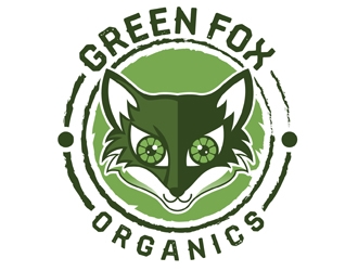 Green Fox Organics logo design by DreamLogoDesign