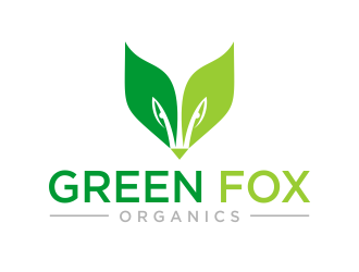 Green Fox Organics logo design by creator_studios