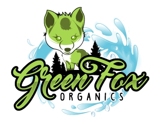 Green Fox Organics logo design by AamirKhan