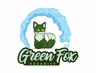 Green Fox Organics logo design by Alfatih05