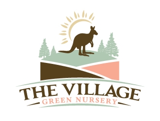The Village Green Nursery  logo design by uttam