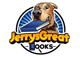 Jerrys Great Books logo design by dasigns