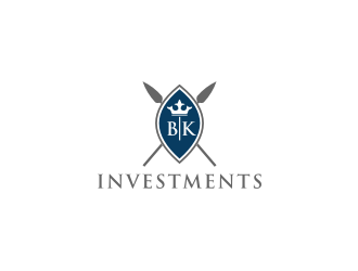 B. K. Investments logo design by johana