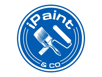 iPaint & Co logo design by uttam