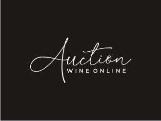 AuctionWineOnline logo design by bricton