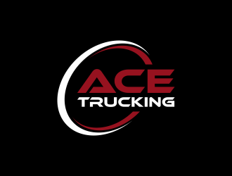 Ace Trucking logo design by InitialD