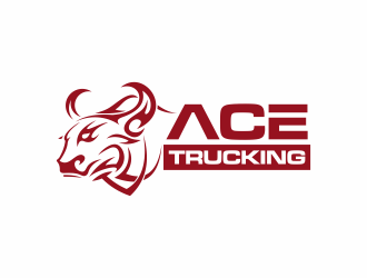 Ace Trucking logo design by InitialD
