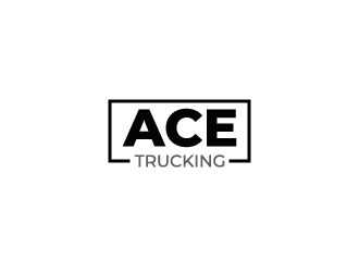 Ace Trucking logo design by aryamaity