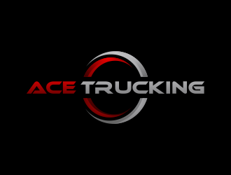 Ace Trucking logo design by BlessedArt