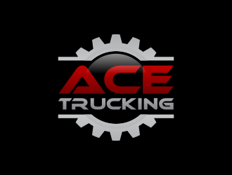 Ace Trucking logo design by BlessedArt