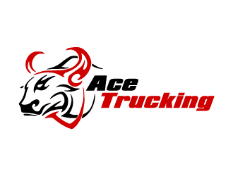 Ace Trucking logo design by Ultimatum