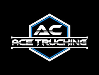 Ace Trucking logo design by aryamaity