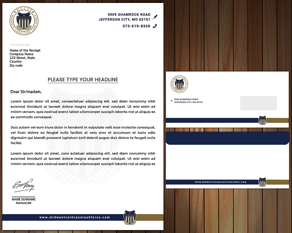 Midwest Cold Case Task Force logo design by MastersDesigns