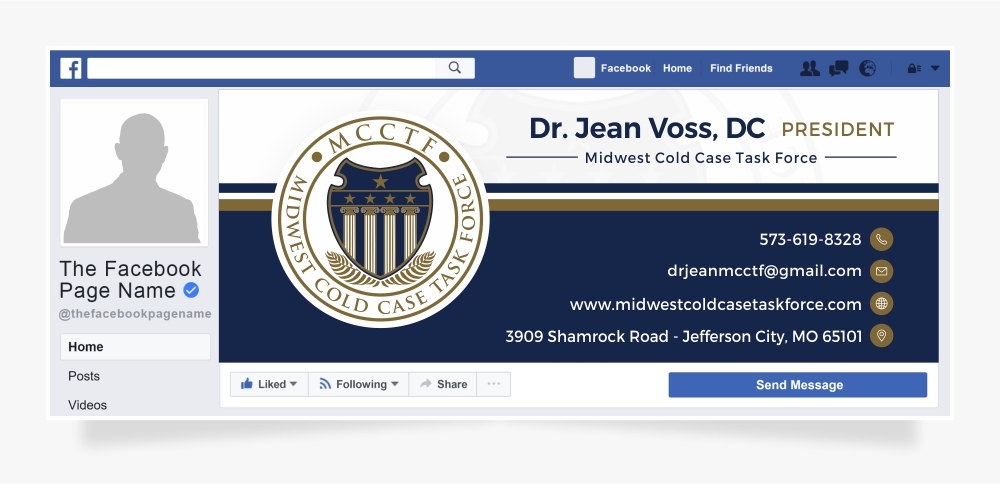 Midwest Cold Case Task Force logo design by Ibrahim