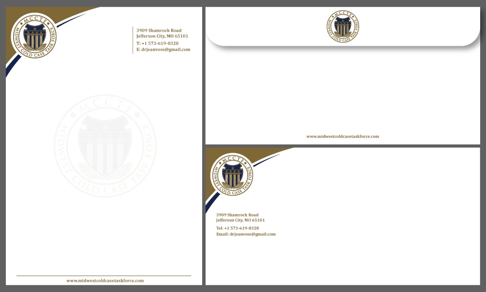 Midwest Cold Case Task Force logo design by Gelotine