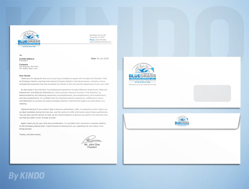 Bluegrass Insulating Services, Inc logo design by Kindo