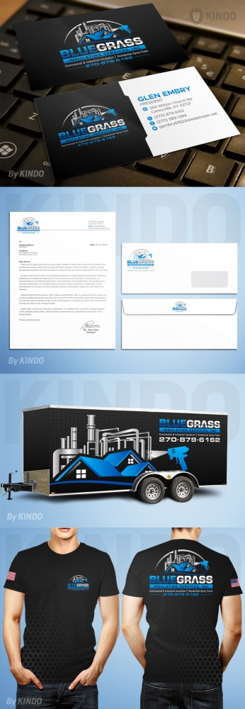Bluegrass Insulating Services, Inc logo design by Kindo