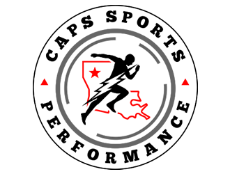 Caps Sports Performance logo design by Coolwanz