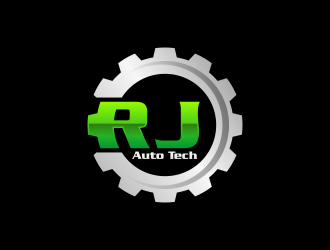 RJ Auto Tech logo design by Lavina