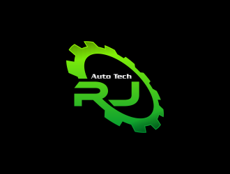RJ Auto Tech logo design by Lavina