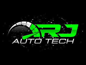 RJ Auto Tech logo design by ekitessar