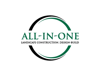 All-In-One Landscape Construction. Design-Build logo design by Creativeminds