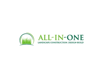 All-In-One Landscape Construction. Design-Build logo design by Creativeminds