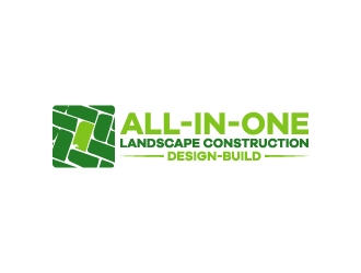 All-In-One Landscape Construction. Design-Build logo design by karjen