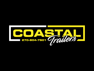 Coastal Trailers  logo design by denfransko