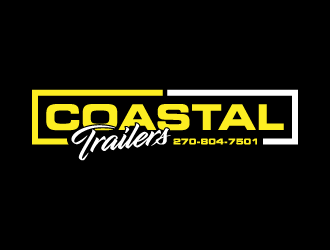 Coastal Trailers  logo design by denfransko