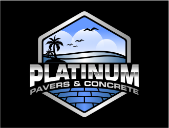 Platinum Pavers & Concrete logo design by cintoko