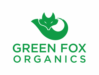 Green Fox Organics logo design by yoichi