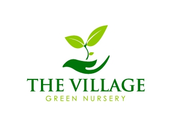 The Village Green Nursery  logo design by Marianne