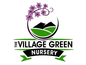 The Village Green Nursery  logo design by PMG