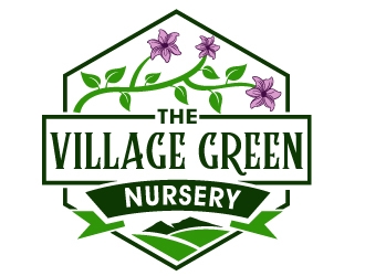The Village Green Nursery  logo design by PMG