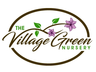 The Village Green Nursery  logo design by PMG