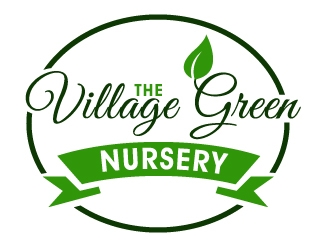 The Village Green Nursery  logo design by PMG