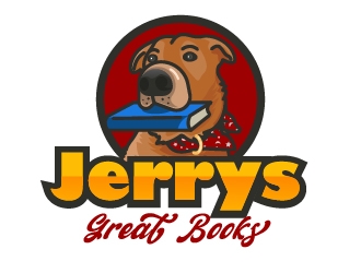 Jerrys Great Books logo design by Shailesh