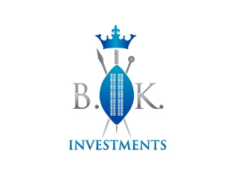 B. K. Investments logo design by uttam