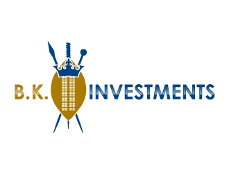 B. K. Investments logo design by uttam